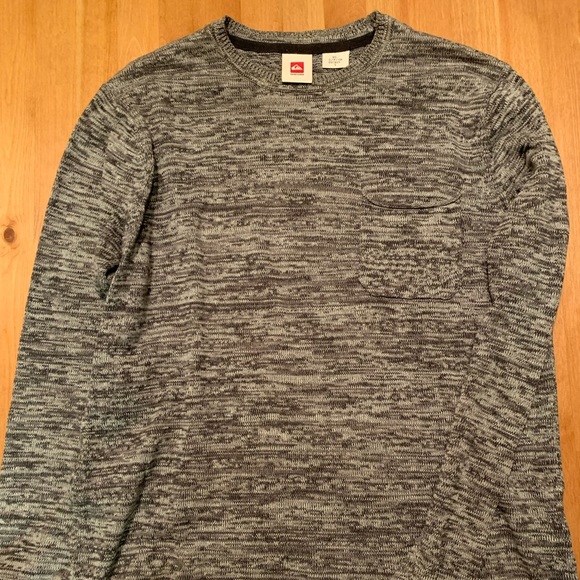 Quicksilver Mens Grey Crewneck, Size S - Picture 1 of 2